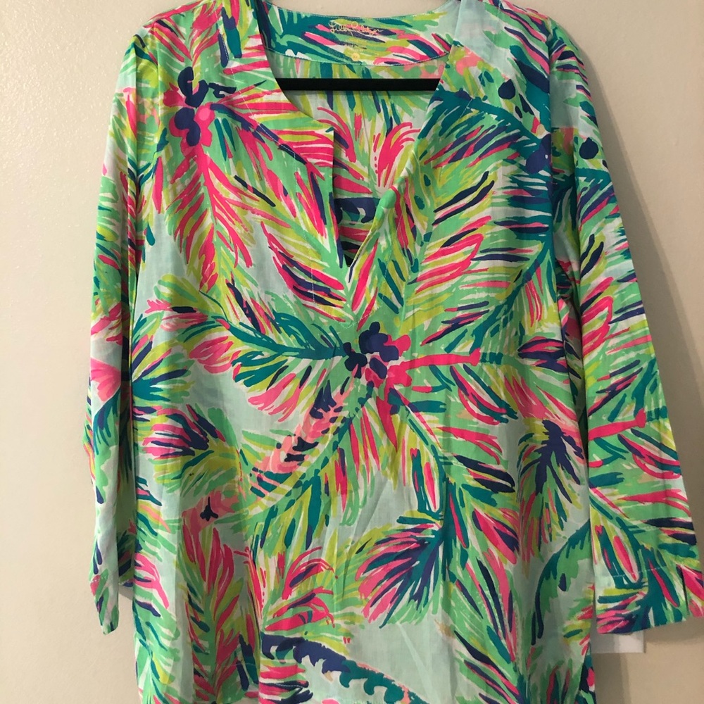Lilly Pulitzer- XL Amelia Island Tunic